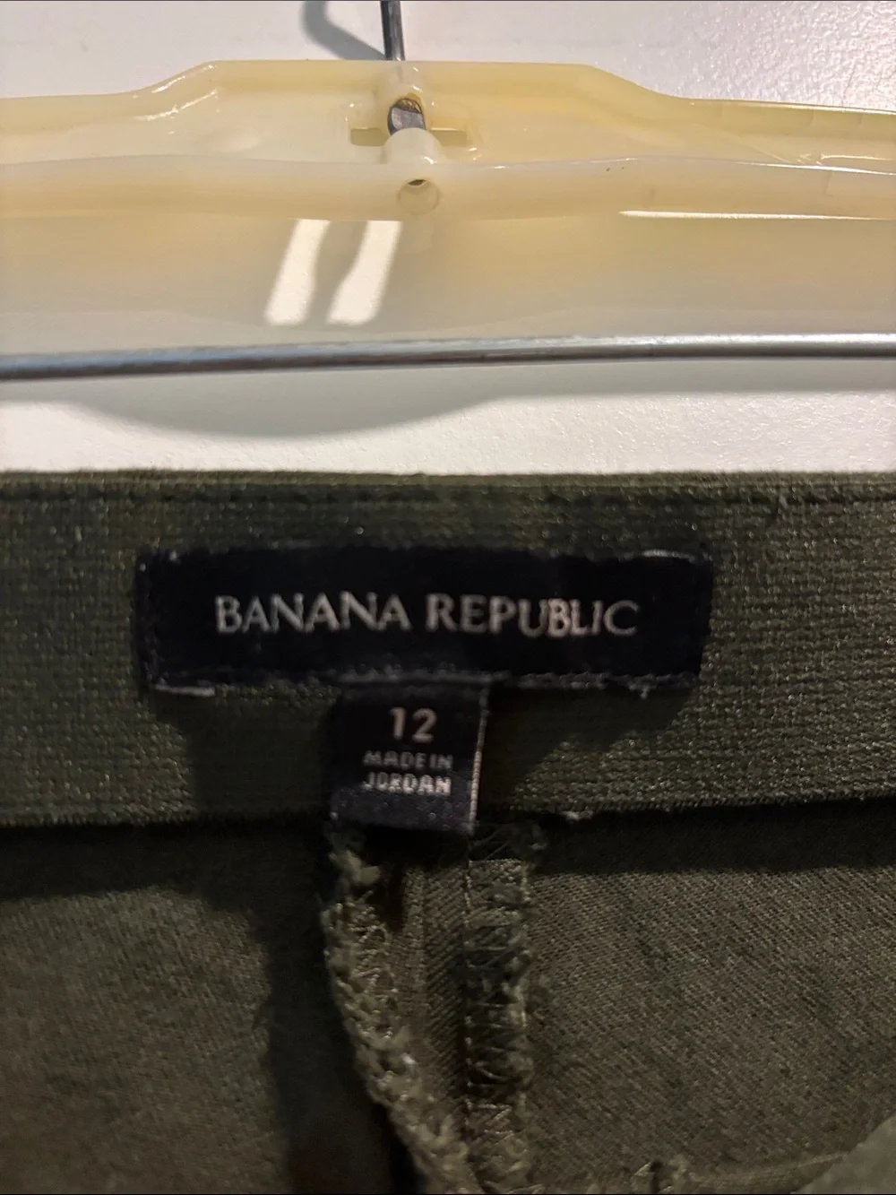Banana Republic Dark Olive Green Men's Dress Pants
